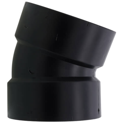 Main product image of 4" Hub ABS DWV 22-1/2° Elbow (5808)