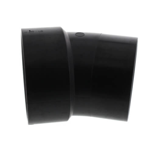 Main product image of 3" Spigot x Hub ABS 22-1/2° Street Elbow (58082)