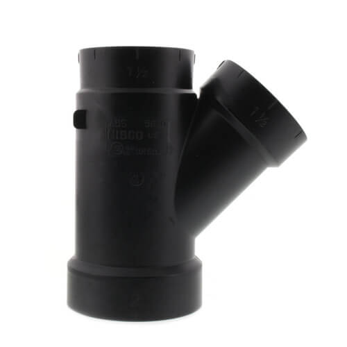 Main product image of 2" x 1-1/2" x 1-1/2" Hub ABS DWV 45° Reducing Wye (5810RR)