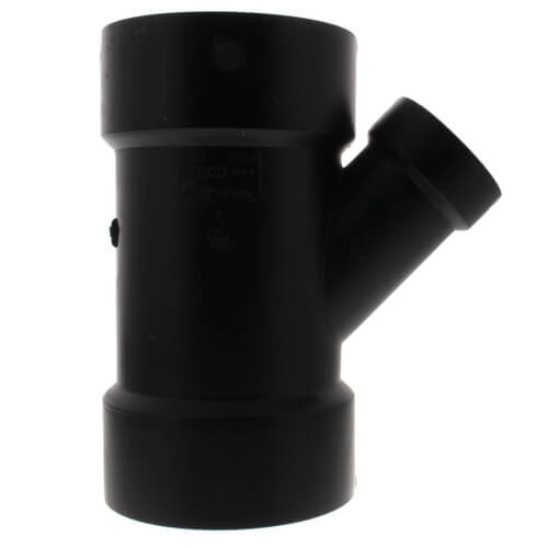 Main product image of 3" x 3" x 1-1/2" Hub ABS DWV 45° Reducing Wye (5810R)