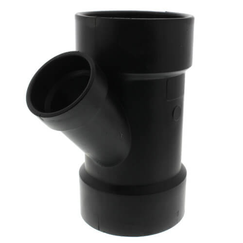 Main product image of 3" x 3" x 1-1/2" Hub ABS DWV 45° Reducing Wye (5810R)