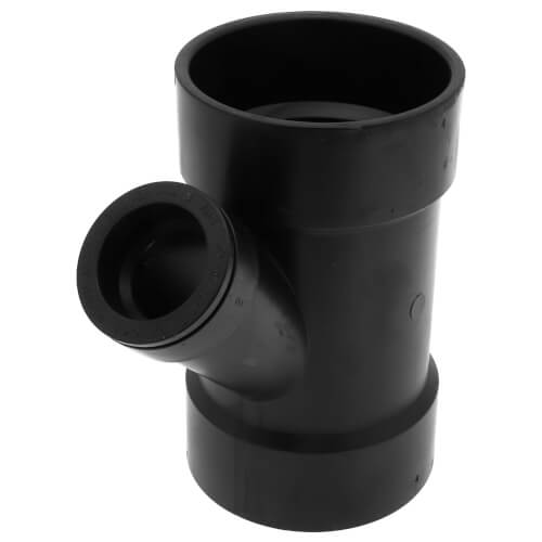 Main product image of 4" x 4" x 1-1/2" Hub ABS DWV 45° Reducing Wye (5810R)
