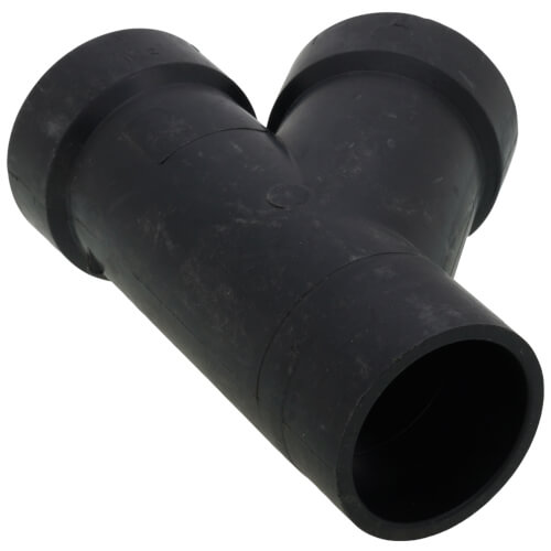 Main product image of 1-1/2" Spigot x Hub x Hub ABS DWV 45° Street Wye (58102)
