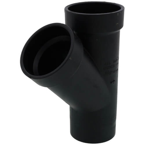 Main product image of 2" Spigot x Hub x Hub ABS DWV 45° Street Wye (58102)