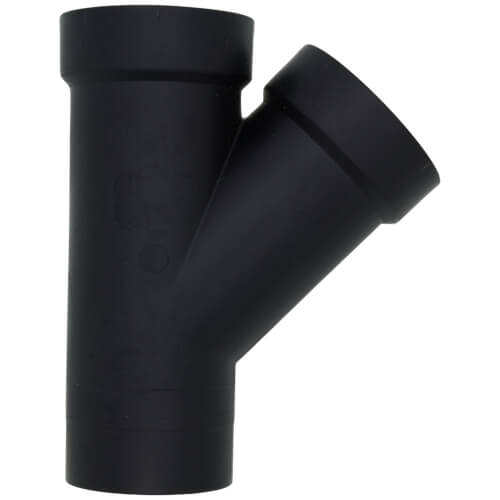 Main product image of 2" Spigot x Hub x Hub ABS DWV 45° Street Wye (58102)