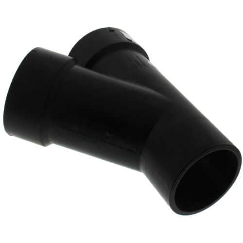 Main product image of 3" Spigot x Hub x Hub ABS DWV 45° Street Wye (58102)