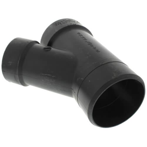 Main product image of 4" x 4" x 3" Spigot x Hub x Hub ABS DWV 45° Street Wye (58102R)