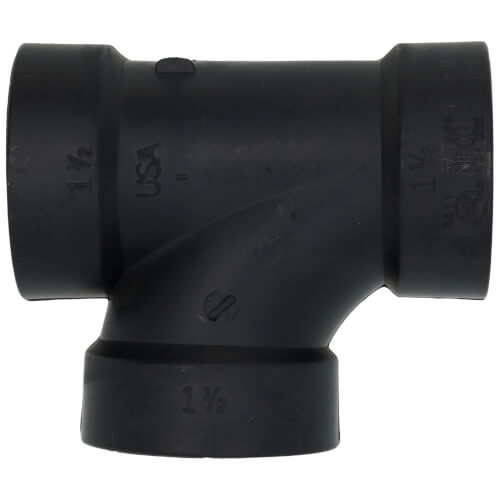 Main product image of 1-1/2" Hub ABS DWV Sanitary Tee (5811)