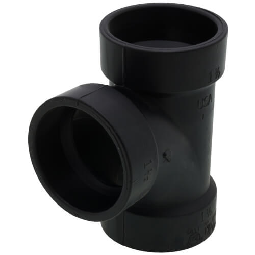 Main product image of 1-1/2" Hub ABS DWV Sanitary Tee (5811)
