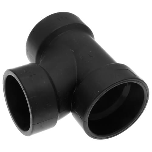 Main product image of 1-1/2" x 1-1/2" x 1-1/4" Hub ABS DWV Sanitary Tee (5811R)