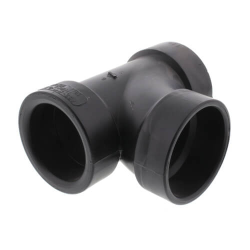 Main product image of 1-1/2" x 1-1/4" x 1-1/2" Hub ABS DWV Sanitary Tee (5811R)