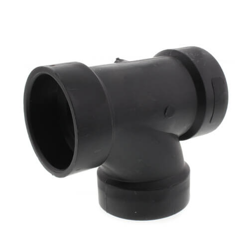 Main product image of 1-1/2" x 1-1/4" x 1-1/2" Hub ABS DWV Sanitary Tee (5811R)