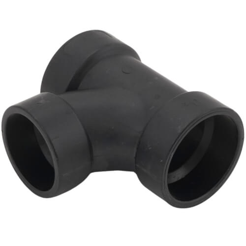 Main product image of 1-1/2" x 1-1/4" x 1-1/4" Hub ABS DWV Sanitary Tee (5811R)
