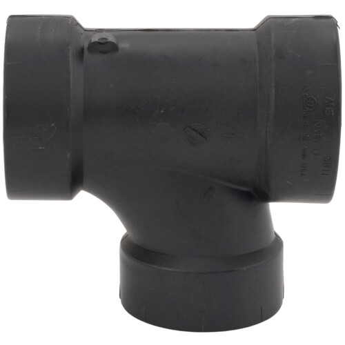 Main product image of 1-1/2" x 1-1/4" x 1-1/4" Hub ABS DWV Sanitary Tee (5811R)