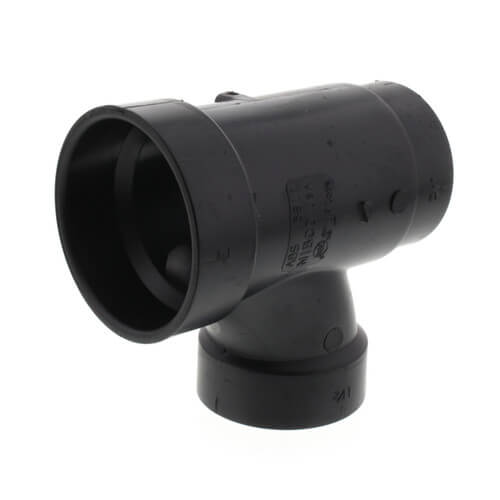 Main product image of 2" x 1-1/2" x 1-1/2" Hub ABS DWV Sanitary Tee (5811R)