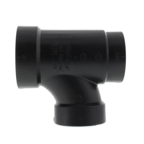 Main product image of 2" x 1-1/2" x 1-1/2" Hub ABS DWV Sanitary Tee (5811R)