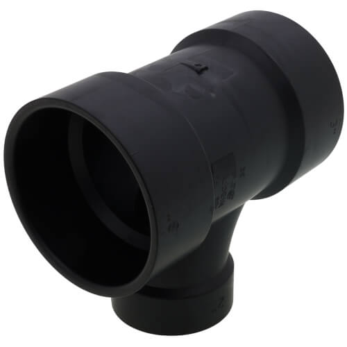 Main product image of 3" x 3" x 2" Hub ABS DWV Sanitary Tee (5811R)