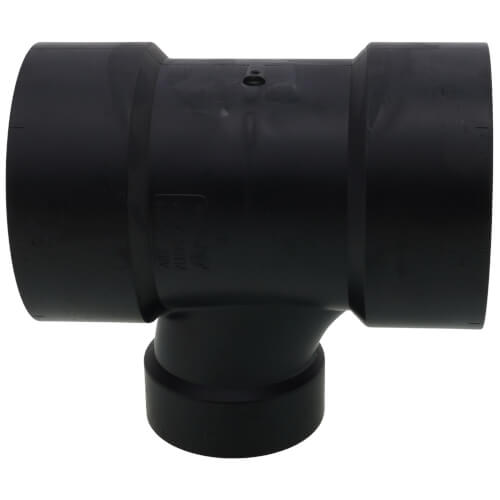 Main product image of 3" x 3" x 2" Hub ABS DWV Sanitary Tee (5811R)