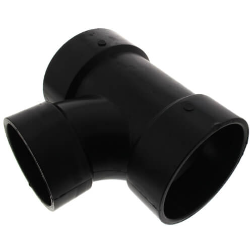Main product image of 4" x 4" x 3" Hub ABS DWV Sanitary Tee (5811R)