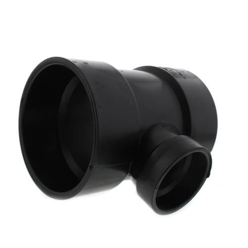 Main product image of 4" x 4" x 2" Hub ABS DWV Sanitary Tee (5811R)