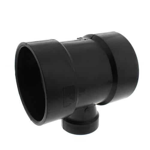 Main product image of 4" x 4" x 2" Hub ABS DWV Sanitary Tee (5811R)