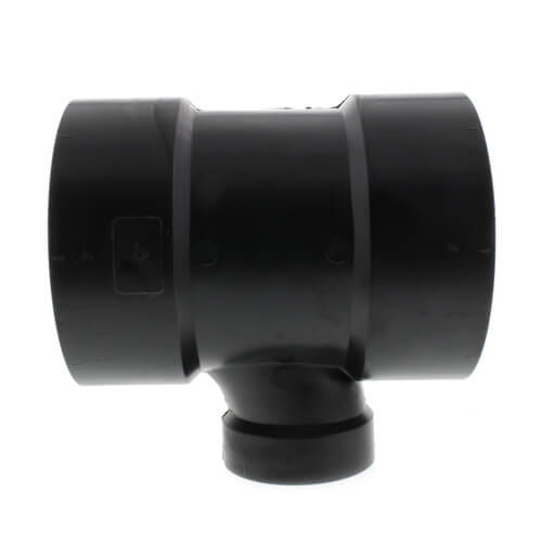 Main product image of 4" x 4" x 2" Hub ABS DWV Sanitary Tee (5811R)