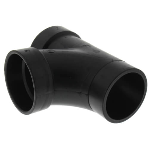 Main product image of 2" Spigot x Hub x Hub ABS DWV Street Tee (58112)
