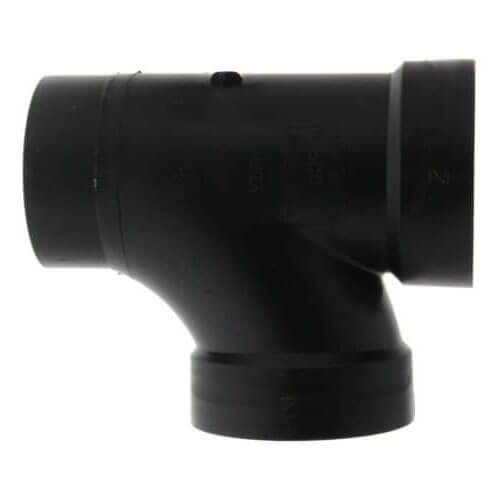 Main product image of 2" Spigot x Hub x Hub ABS DWV Street Tee (58112)
