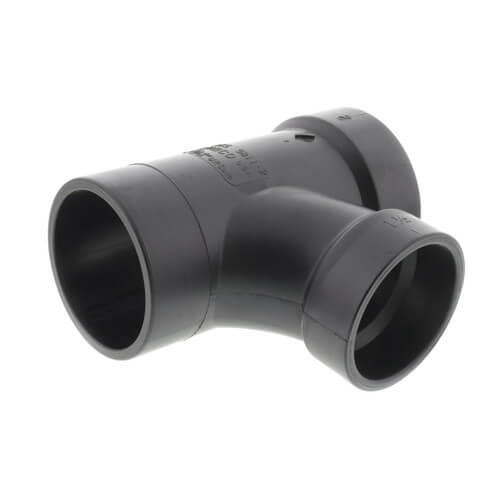 Main product image of 2" x 2" x 1-1/2" Spigot x Hub x Hub ABS DWV Street Tee (58112RR)