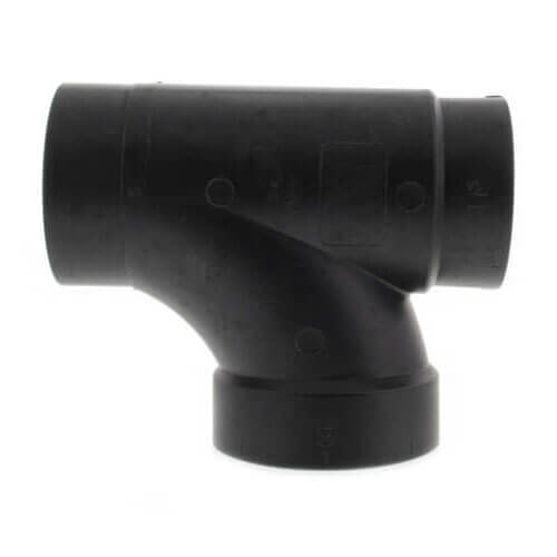 Main product image of 2" x 1-1/2" x 2" Spigot x Hub x Hub ABS DWV Street Tee (58112RR)