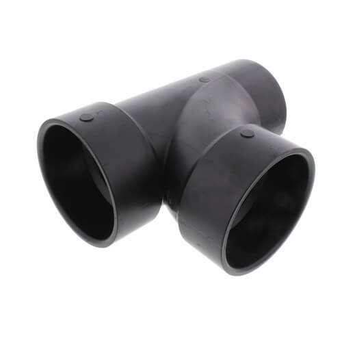 Main product image of 3" Spigot x Hub x Hub ABS DWV Street Tee (58112)