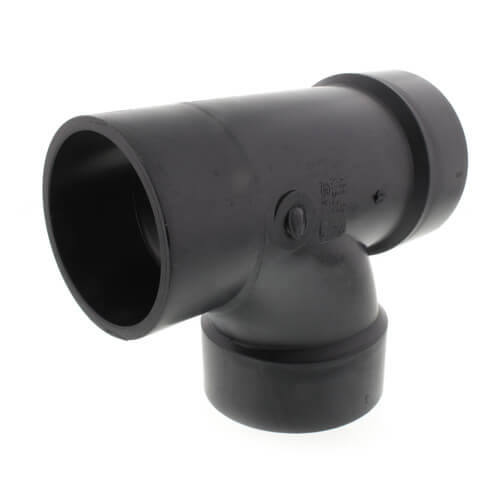 Main product image of 3" Spigot x Hub x Hub ABS DWV Street Tee (58112)