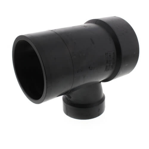 Main product image of 3" x 3" x 2" Spigot x Hub x Hub ABS DWV Street Tee (58112RR)