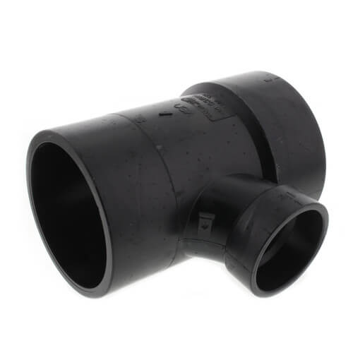 Main product image of 3" x 3" x 1-1/2" Spigot x Hub x Hub ABS DWV Street Tee (58112RR)