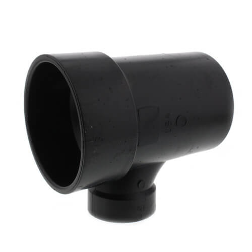Main product image of 3" x 3" x 1-1/2" Spigot x Hub x Hub ABS DWV Street Tee (58112RR)