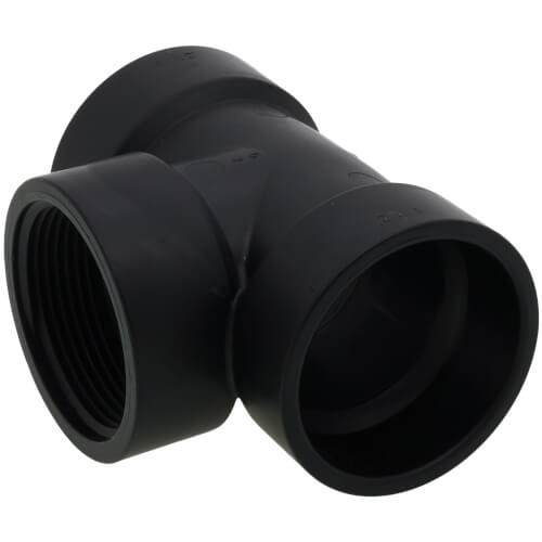 Main product image of 1-1/2" Hub x Hub x FIPT ABS DWV Test Tee (581114V)