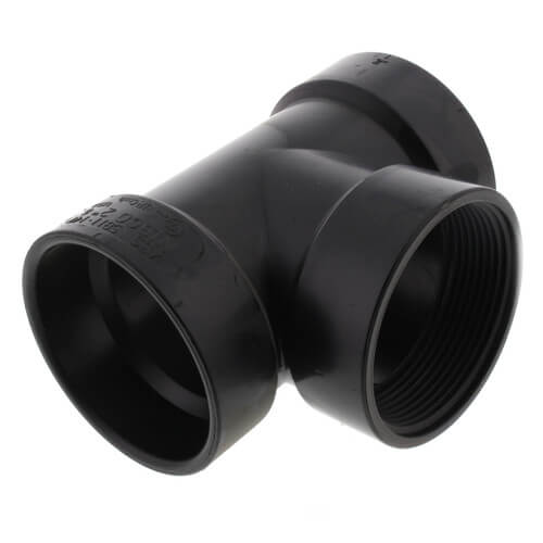 Main product image of 2" Hub x Hub x FIPT ABS DWV Test Tee (581114V)