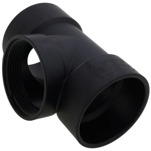 Main product image of 3" Hub x Hub x FIPT ABS DWV Test Tee (581114V)