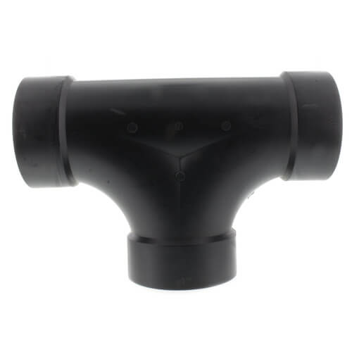 Main product image of 4" Hub ABS DWV 2-Way Cleanout Tee (5811C)