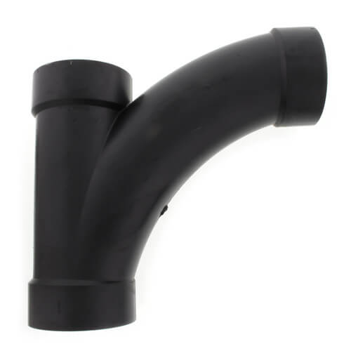 Main product image of 4" Hub ABS DWV Long Radius Combination Tee-Wye (5812LR)