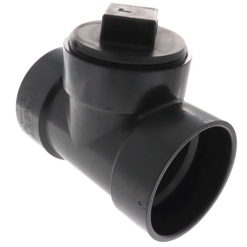Main product image of 4" Hub Cleanout w/ Plug ABS DWV Test Tee (5814)