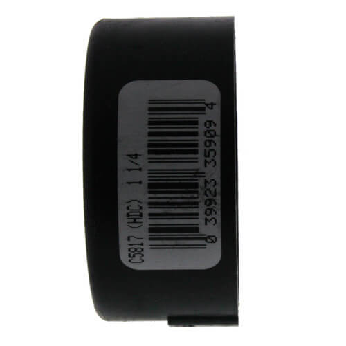 Main product image of 1-1/4" Hub ABS DWV Cap (5817)