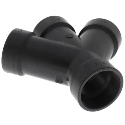 Main product image of 1-1/2" Hub ABS DWV 45° Double Wye (5834)