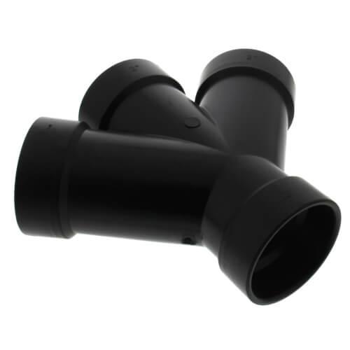 Main product image of 2" H x H x H ABS 45° Double Wye (5834)