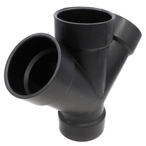 Main product image of 3" H x H x H ABS 45° Double Wye (5834)