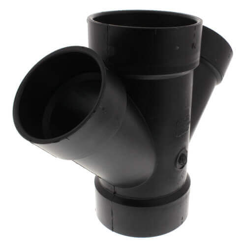 Main product image of 6" x 6" x 4" x 4" H x H x H ABS 45° Double Wye (5834R)