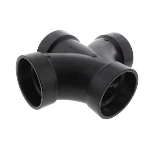 Main product image of 2" H x H x H ABS Double Sanitary Tee (5835)