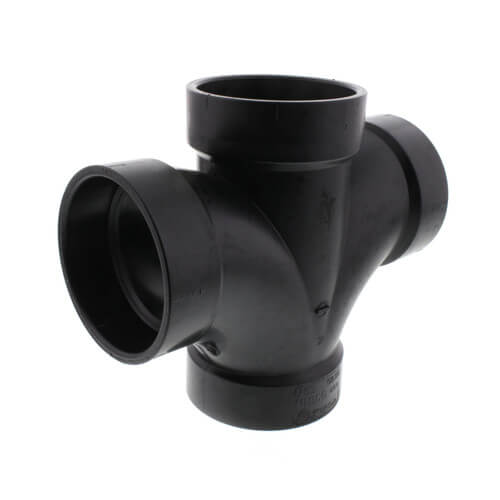 Main product image of 2" H x H x H ABS Double Sanitary Tee (5835)