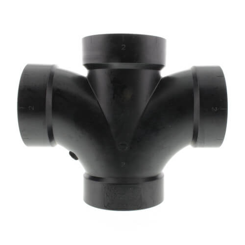 Main product image of 2" H x H x H ABS Double Sanitary Tee (5835)