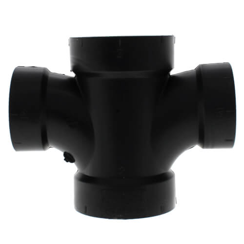 Main product image of 2" x 2" x 1-1/2" x 1-1/2" H x H x H ABS Double Sanitary Tee (5835R)